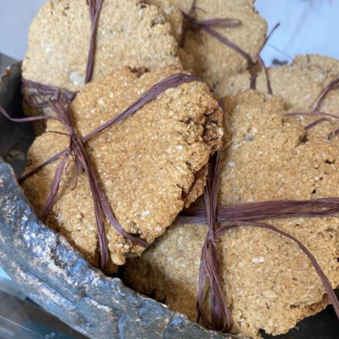 Galletón de avena integral sin azúcar, con nueces o cranberries
